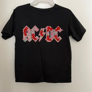 Bershka ACDC short sleeve T-shirt in Size M